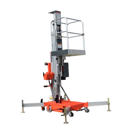 China ISO Explosion Proof High End 4.7m-14m Single Column CE Aluminum Hydraulic Work Platform High Lift for sale