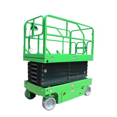 China Hotels V Hydraulic Self Propelled Mobile Scissor Lift 6m 8m 10m 12 m 14m For Construction for sale