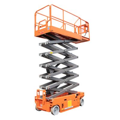 China Advertising Company 10m Hydraulic Portable Lift Self Propelled Scissor Lift for sale