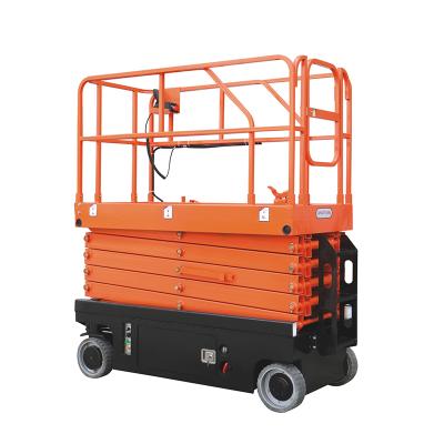 China Hotels CE GS ISO Certification 6m Self Propelled High Lift Hydraulic Man Scissor Lift 8m Electric for sale