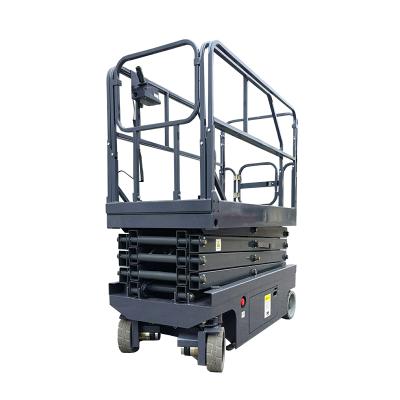 China Advertising Company 300Kg 6M 8M High End Electric Hydraulic Self-propelled Mobile Scissor Lift Table Mini Lift for sale