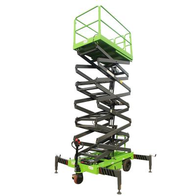 China Hotels Wholesale Cheap 12m High End Mobile Lift Machine Full Electric Garage Scissor Lift for sale