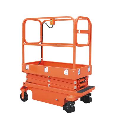 China High Quality Hotels 300 Kg 240kg Load Capacity Hydraulic Mini Lift Semi Electric Scissor Lift for sale