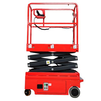 China Hotels Mini Scissor Lift Accessories Self Propelled Hydraulic For Sale for sale