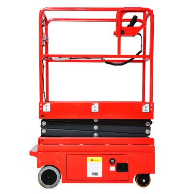 China Hot Sale 3m 3.9m Mini Hydraulic Hotels Man Lift Electric Self Propelled Scissor Lift for sale