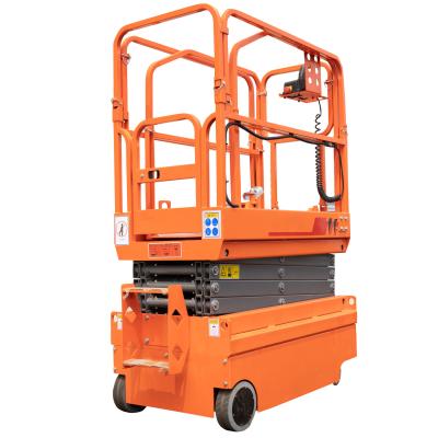 China Advertising Company 3M 3.9M Hoist Lift High End Electric Mobile Self Propelled Mini Scissor Lift for sale