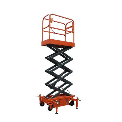 China Advertising Company 240Kg Load Weight Samll Mini Scissor Hydraulic Lift Table Semi-electric for sale