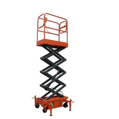 China 3M Advertising Company 3.9M Semi-Electric Mini Portable Scissor Lift Tables for sale