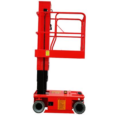 China CE Approved Construction 227kg Vertical Lift Self Propelled Mast Lift for Hotels for sale