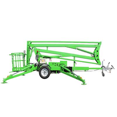 China Advertising Company 18m Hydraulic Aerial Platform Lift Cherry Picker Spider Boom Lift for sale