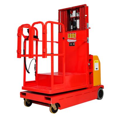 China Warehouse Factory 4m Portable Move Hydraulic Goods Lift Order Self Propelled Picker for sale