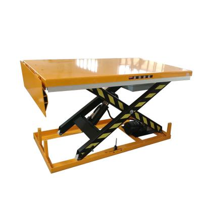 China Portable Double Table Advertising Company Electric Hand Lift Scissor Lifting Machine for sale