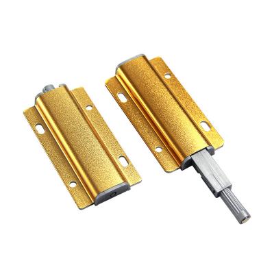 China Long Damper Easy Gold Plastic Buffer Wholesale Price Factory Installation Cabinet Closet Door Bounce Device for sale