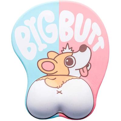 China Cute Funny Anime 3D Non Slip Gel Wrist Rest Support Donkey PASSIONATE Mouse Pads for sale