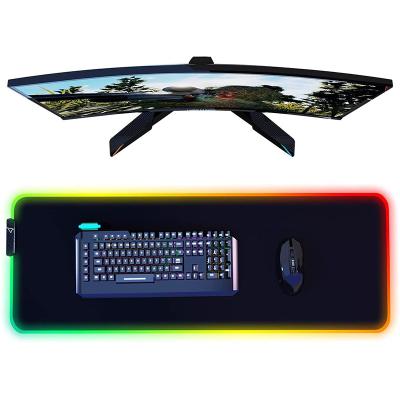 China Chinese Factory Custom Printed Gaming Rgb Logo Large Size Mouse Pad Waterproof for sale