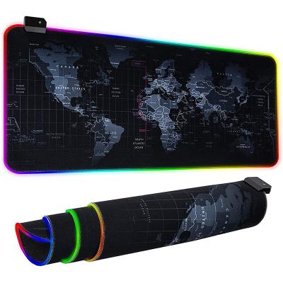 China High Quality Customized Waterproof XXL Gaming Computer RGB Black Mouse Pad for sale