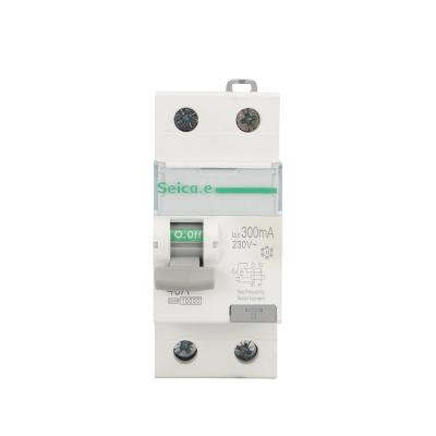 China High quality rccb residual current pole 300ma 2 circuit breaker DX3 for sale