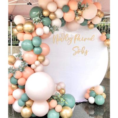 China Modern 120pcs Sage Olive Balloon Jungle Baby Shower Birthday Party Balloon Garland Arch Set for sale