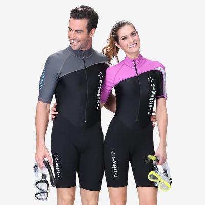 China High Quality Hot Selling Antibacterial 1.5mm Diving Suits For Men And Women Swimwear Couples One Piece Wetsuits for sale