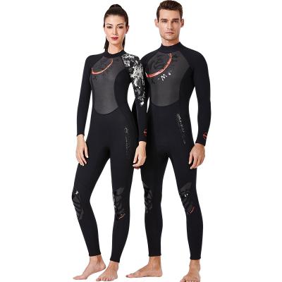 China Antibacterial Can Be Style One Piece Chinese Style Long Sleeve Pants Wetsuits Couple 3MMNeoprene Wetsuit for sale