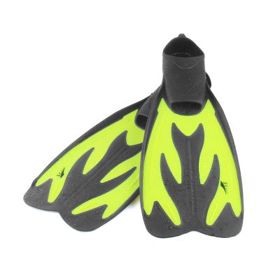 China High Quality Non-Toxic Yellow Color Seaside Tanks Long Style Non-Toxic Diving Fins for sale