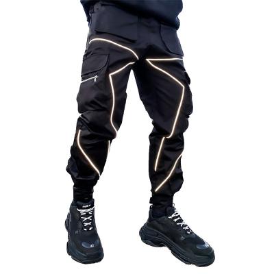 China Breathable Multi-Pockets Work Trousers Men's Trousers Wholesale Customized Cargo Trousers Workwear Pants Men Sports Luminous Overalls Pants for sale