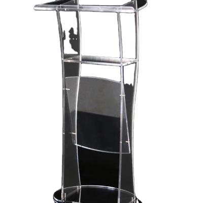 China Modern Clear Thick Acrylic Church Lectern Eco-friendly Acrylic Lectern School Lectern Podium Podium Church Lectern for sale