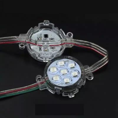 China LANDSCAPE 50mm led dot pixel module lights diffused RGB low voltage common driver control for display pixel light for sale