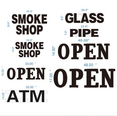 China High Quality Energy Saving Electronic Sign Board Shop Signs Used Hookah Led Signs For Smoke Shop Lighting for sale