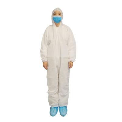 China Cheap Nonwoven PP35gsm Disposable Overcoat Coverall For Dubai Market for sale