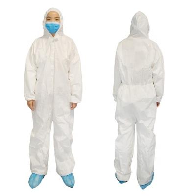 China Disposable Overcoat Dustproof PP Protective Coverall For Spray Painting for sale