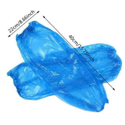 China Disposable Blue Waterpoof PE/CPE/PP Arm Sleeve Cover Protectors for sale