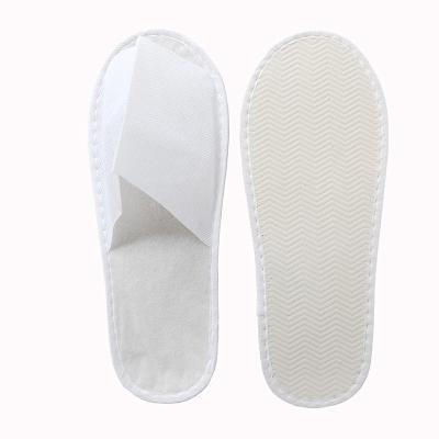 China Wholesale White Disposable Open or Closed Toe Hotel Slipper SPA Hotel Bathroom Slippers for sale