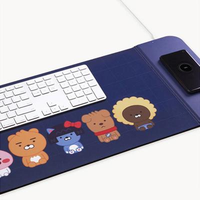 China Original Friends Cartoon POOH Brown Bear Stitch Shooky Cooky Original Bulk ODM OEM ODM Cute Radio Durable Line Loading Large Mouse Pad for sale