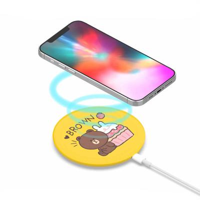 China Wireless Charger 10w BT21 Korea Universal PVC Wireless Custom Fast Chargers Charger Mobile Phone For I IPhone for sale