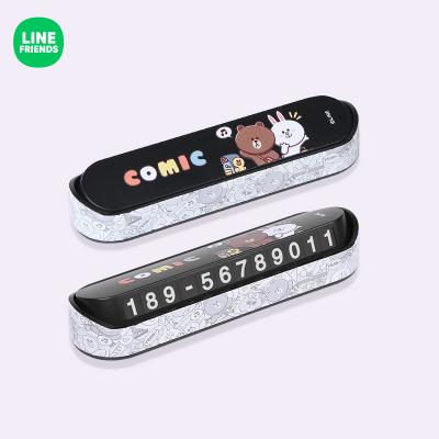 China Temporary Parking Friends Phone Number Flat Line 6.8 Inch for sale