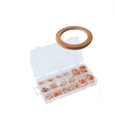 China Gasket Copper Metric Copper Gasket Assortment for sale