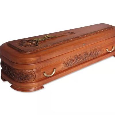 China European Style 2021 Newest Christian Coffin /Casket made of Paulownia for sale