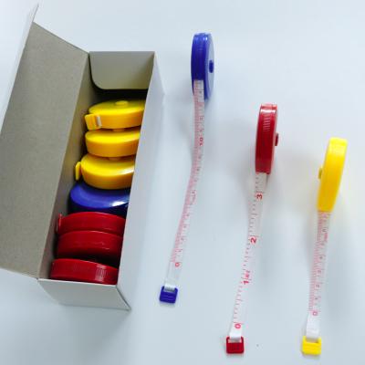 China Presentation Gift Set Promotion Gift Customized 1.5m Body Retractable Cloth Tape Measure Tape Measure Tailor for sale