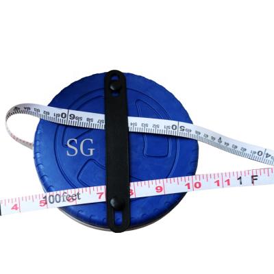 China Plastic +fiberglass ABS Case Fiberglass Tape Measure 30m 50m 100m for sale