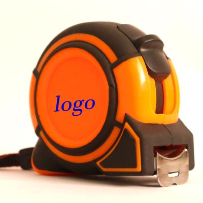 China Custom Platic+Rubber+steel 3m 5m 7.5m 1 Stops Stainless Steel Tape Measure for sale