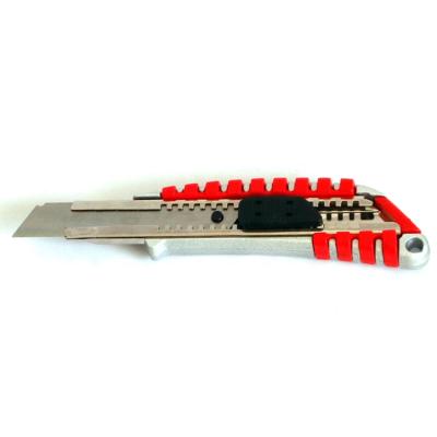 China Slide Open 018 Style Aluminum Knife Heavy Duty Knife Safety Utility Knife for sale