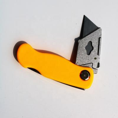 China Wholesale Quick-Change Stainless Steel Mat Folding Cutout Pocket Knife for sale