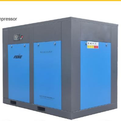 China Double lubricated screw compressor its presence area, serving customers worldwide for sale