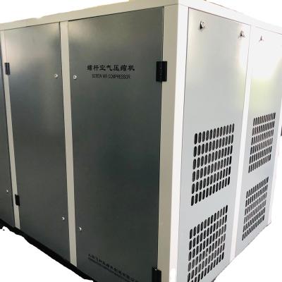 China Lubricated DOUBLE SCREW AIR COMPRESSOR quality manufacturer and service supplier for sale