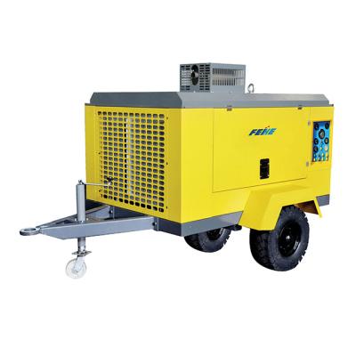 China Air Lubricated Min High Voltage Made In China 250kw Air Cooling 44M3/min Heavy Duty Large Volume High Voltage Screw Air Compressor f for sale