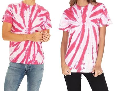 China SEDUNO Breathable Wholesale Unisex Cotton Street Wear Custom Mens Clothes Short Sleeve Tie Dye T-Shirt for sale