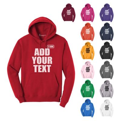 China SEDUNO High Quality Sleeved Hoodies Breathable Logo Hoodie Pullover Custom Printing 80% Cotton 20% Polyester Long Sweatshirt for sale