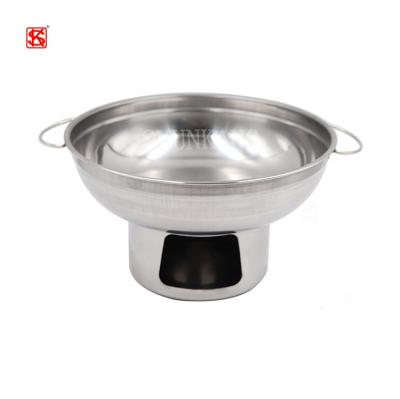 China Sustainably Supplying Tasty Thai Buffet Charcoal Stove Stainless Steel Hot Pot For Keeping Food Hot For Cooking Food for sale