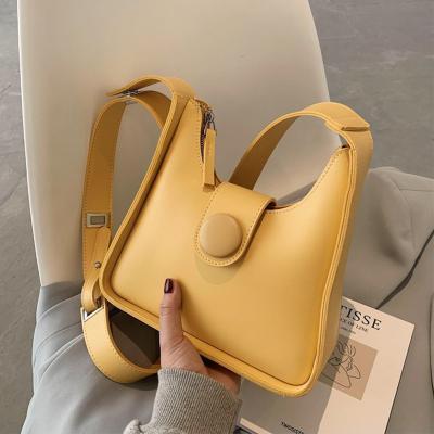 China Daily 2021 Fashionable Women Cross - New Arrival Elegant Leather Wholesale Handbag Body PU Classic High Capacity Shoulder Bag For Women for sale